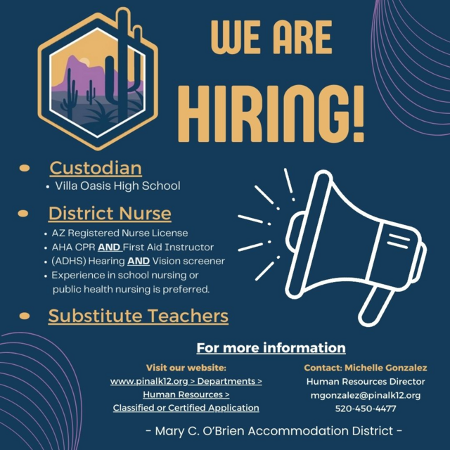 Open Positions > Human Resources